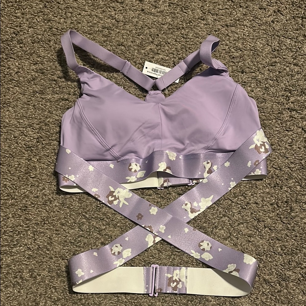 Adore Me Women’s Medium Lavender Strappy Women's Bralette/Swimwear